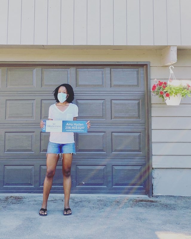 A happy client on moving day