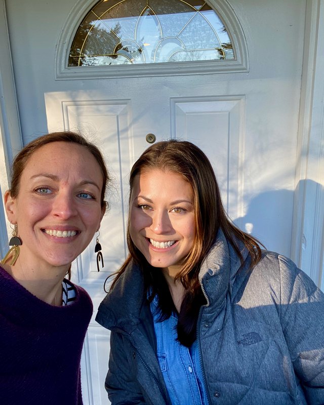 A happy client on moving day